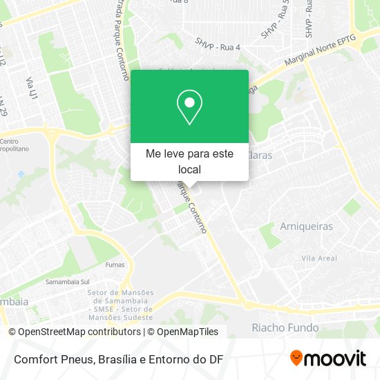 Comfort Pneus mapa