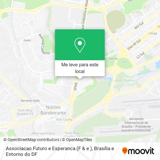 Associacao Futuro e Esperanca (F & e ) mapa