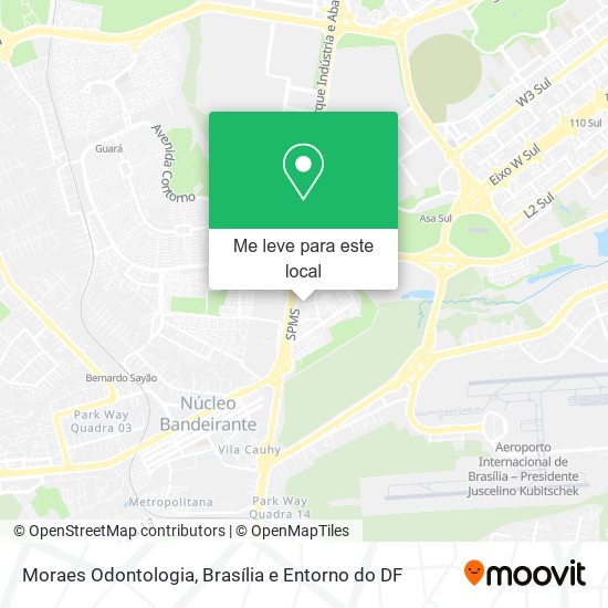 Moraes Odontologia mapa