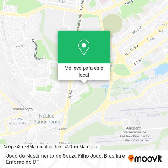 Joao do Nascimento de Souza Filho Joao mapa