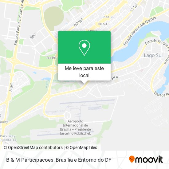 B & M Participacoes mapa