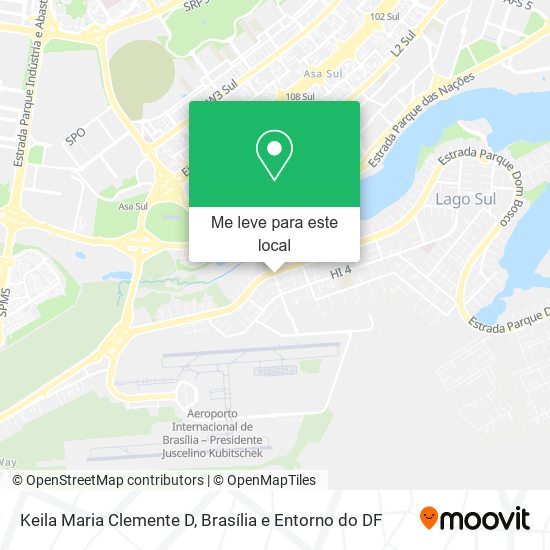 Keila Maria Clemente D mapa