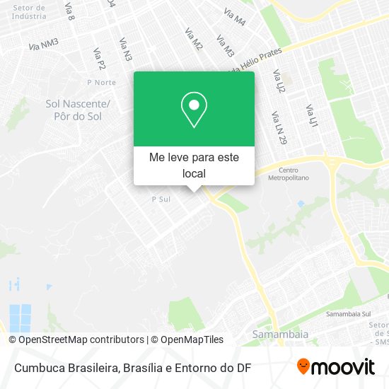 Cumbuca Brasileira mapa