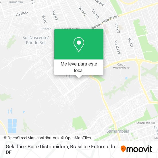 Geladão - Bar e Distribuidora mapa