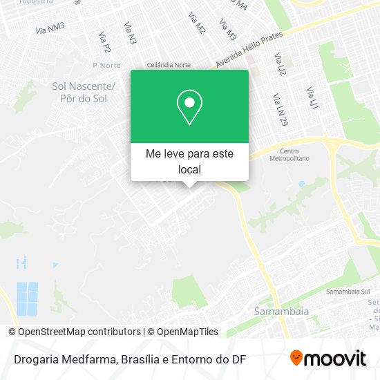 Drogaria Medfarma mapa