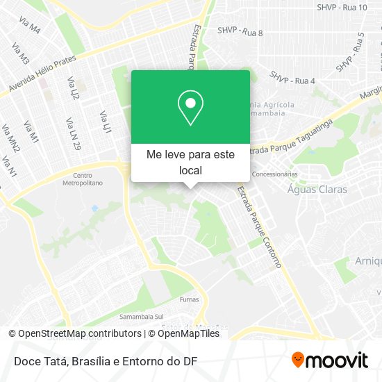 Doce Tatá mapa