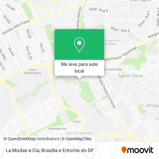 La Modas e Cia mapa