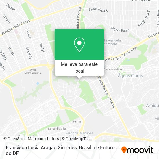 Francisca Lucia Aragão Ximenes mapa