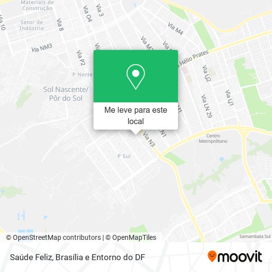 Saúde Feliz mapa