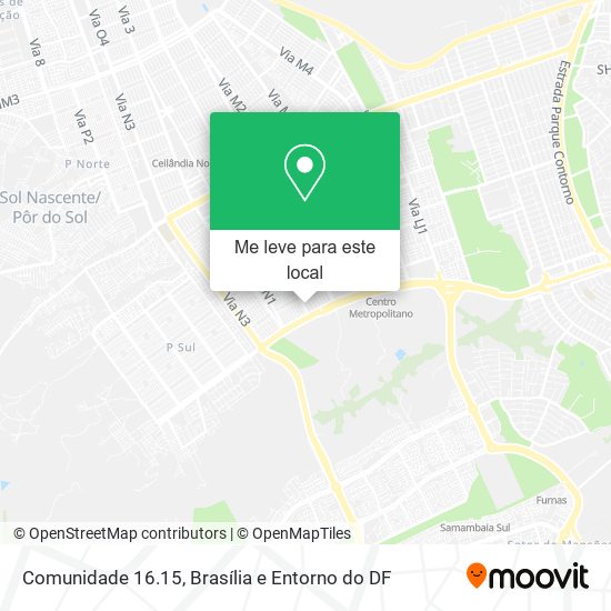 Comunidade 16.15 mapa