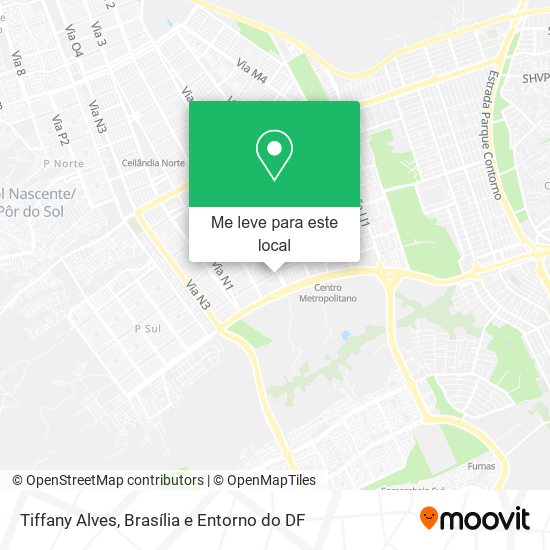 Tiffany Alves mapa