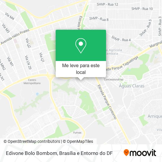 Edivone Bolo Bombom mapa
