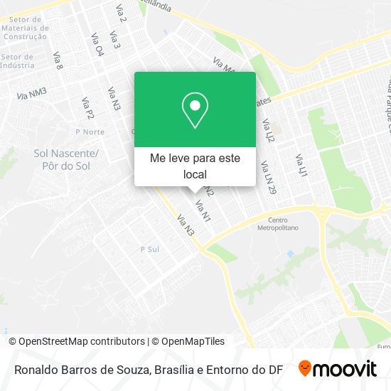 Ronaldo Barros de Souza mapa