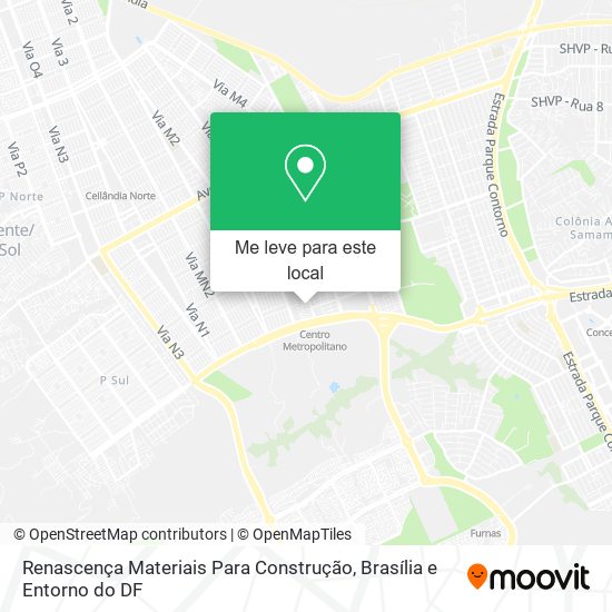 Renascença Materiais Para Construção mapa