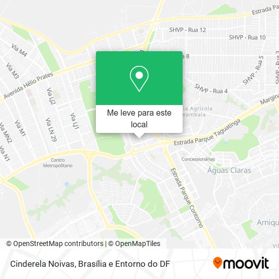 Cinderela Noivas mapa