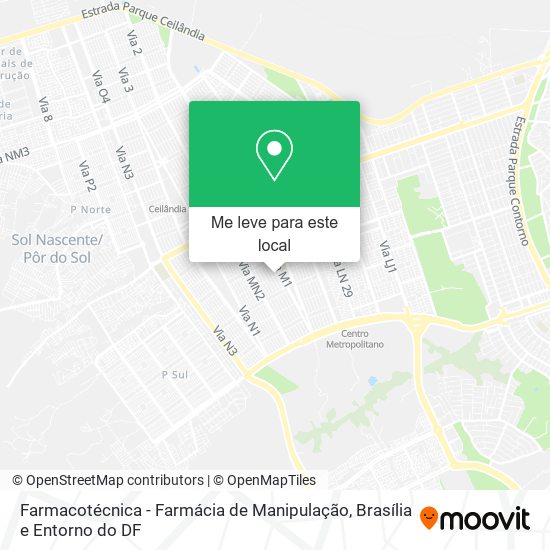 Farmacotécnica - Farmácia de Manipulação mapa