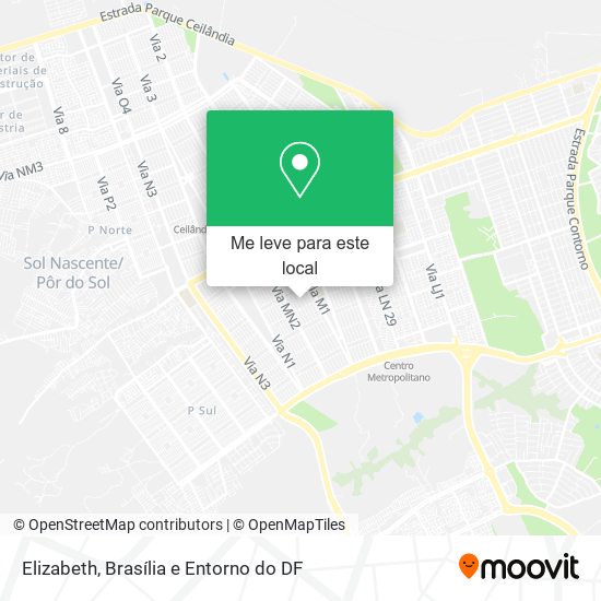 Elizabeth mapa