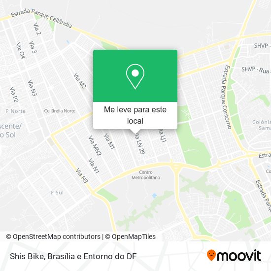 Shis Bike mapa