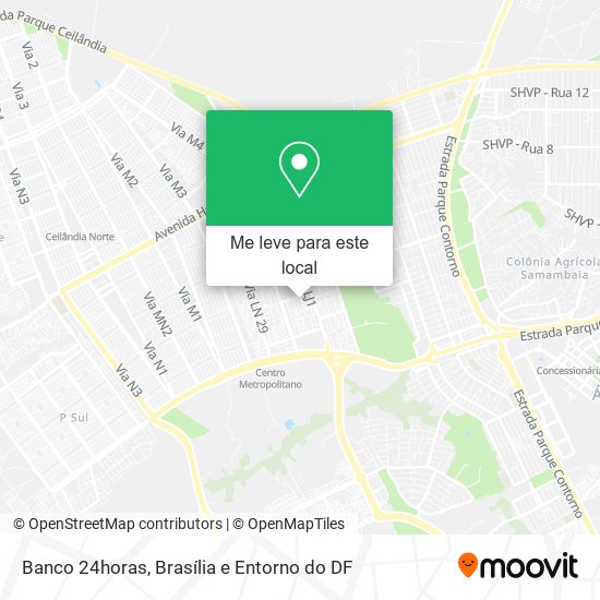 Banco 24horas mapa