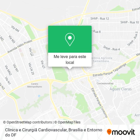 Clínica e Cirurgiã Cardiovascular mapa