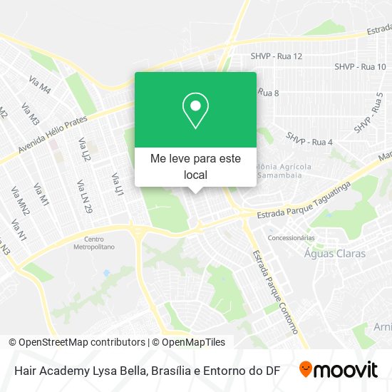 Hair Academy Lysa Bella mapa