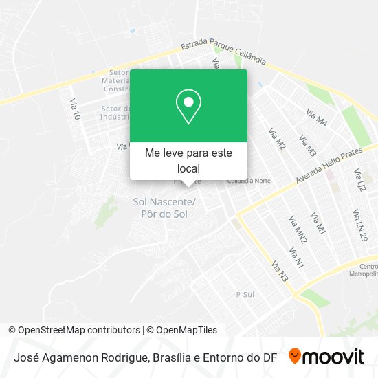 José Agamenon Rodrigue mapa