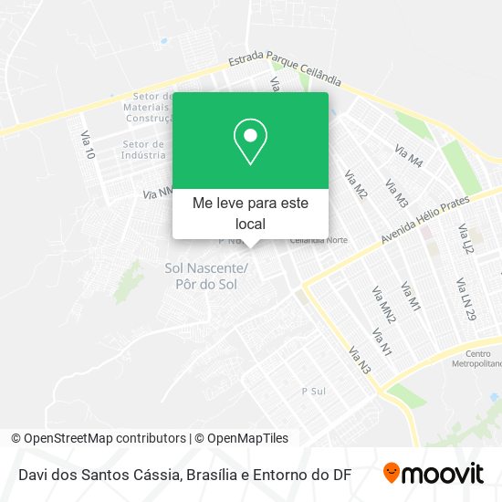 Davi dos Santos Cássia mapa