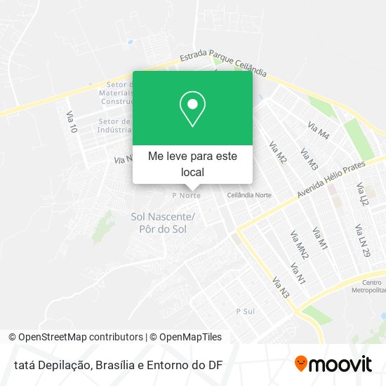 tatá Depilação mapa