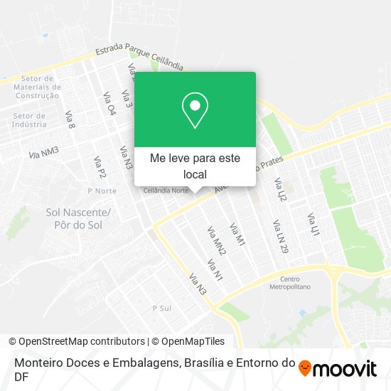 Monteiro Doces e Embalagens mapa