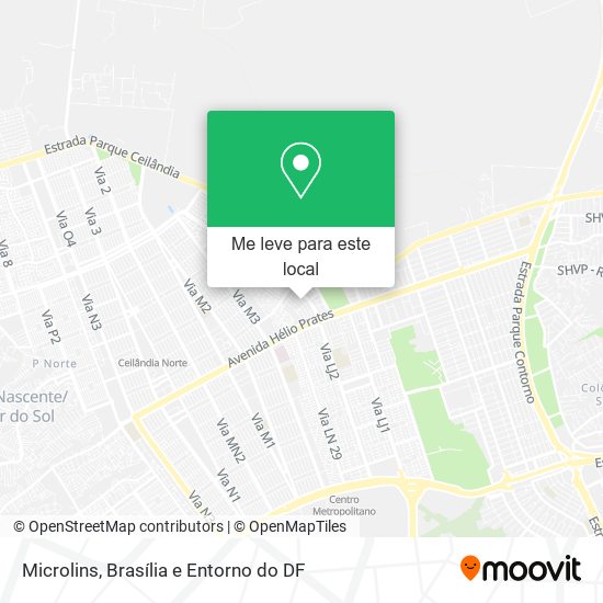 Microlins mapa