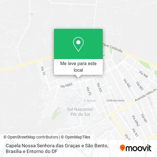 Capela Nossa Senhora das Graças e São Bento mapa