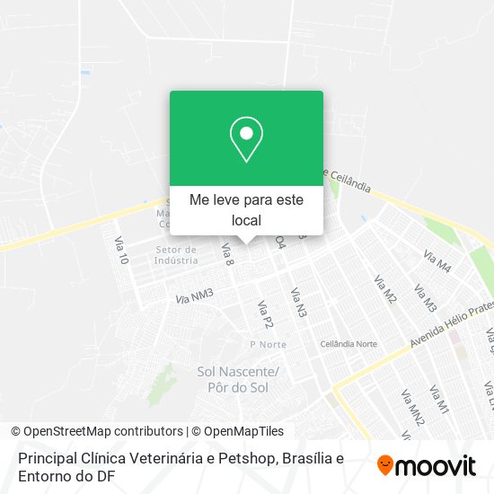 Principal Clínica Veterinária e Petshop mapa