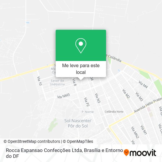 Rocca Expansao Confecções Ltda mapa