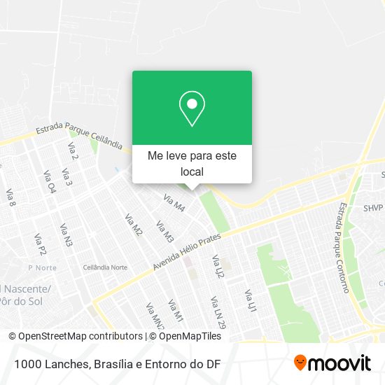1000 Lanches mapa