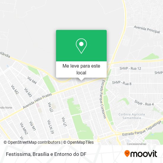 Festissima mapa