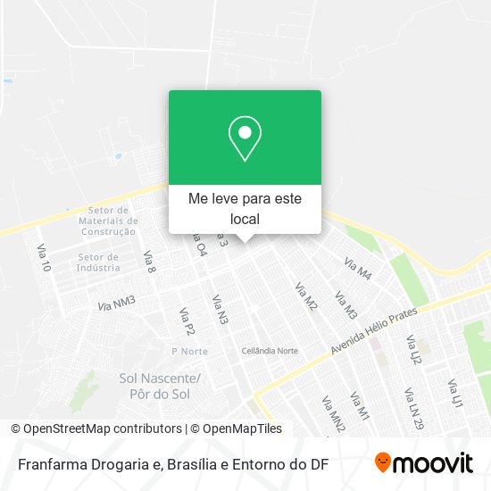 Franfarma Drogaria e mapa