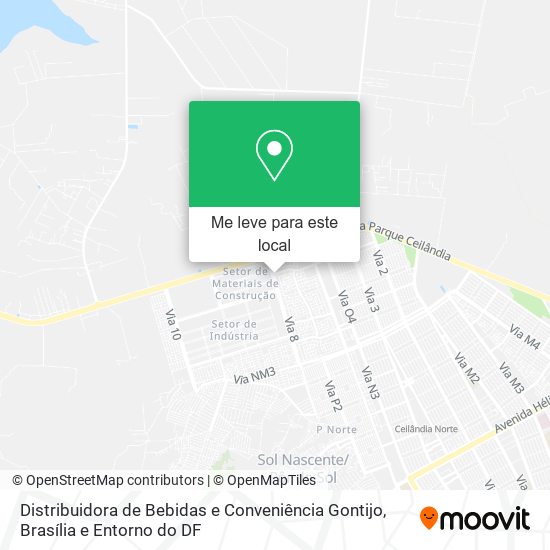 Distribuidora de Bebidas e Conveniência Gontijo mapa