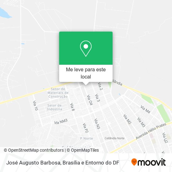 José Augusto Barbosa mapa