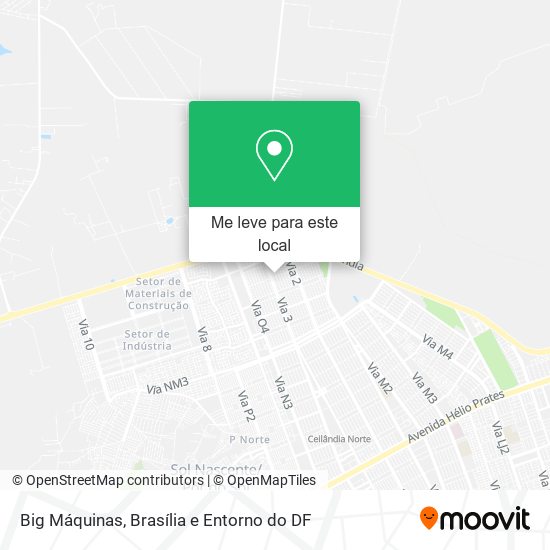 Big Máquinas mapa