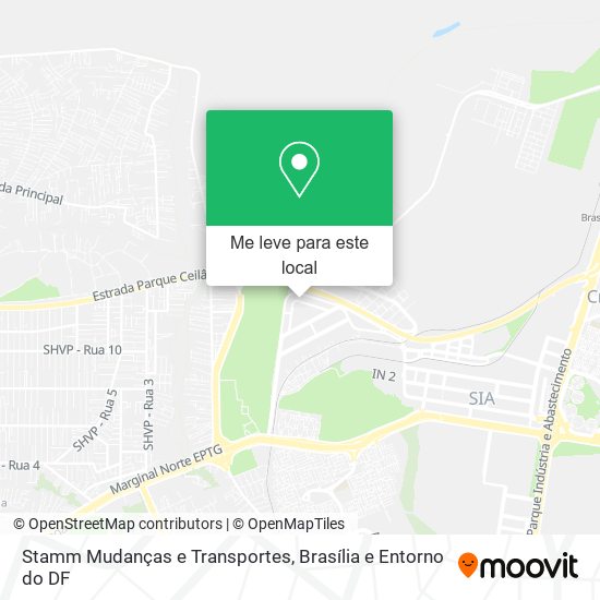 Stamm Mudanças e Transportes mapa
