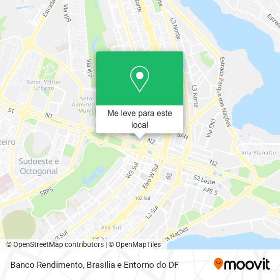 Banco Rendimento mapa