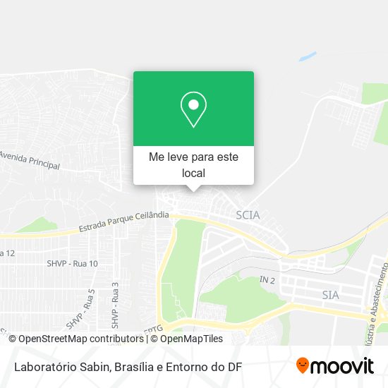 Laboratório Sabin mapa