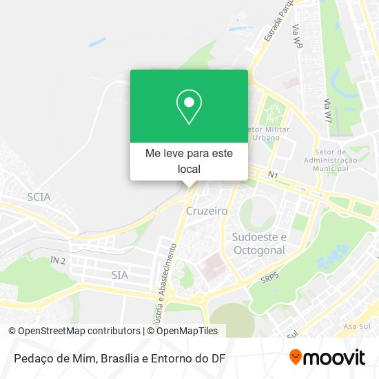 Pedaço de Mim mapa