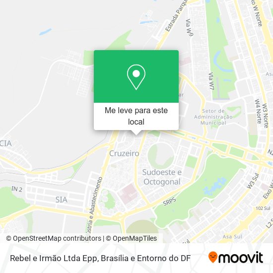 Rebel e Irmão Ltda Epp mapa