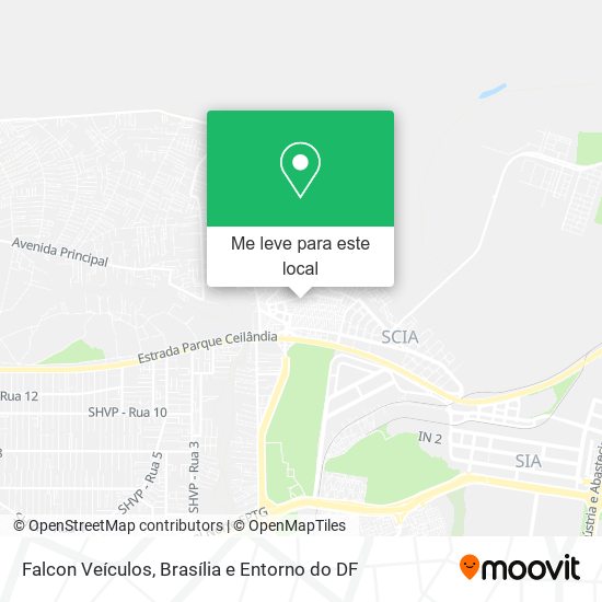 Falcon Veículos mapa
