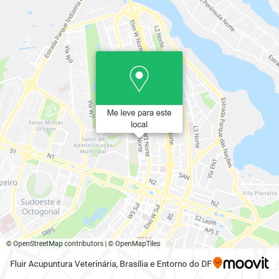 Fluir Acupuntura Veterinária mapa