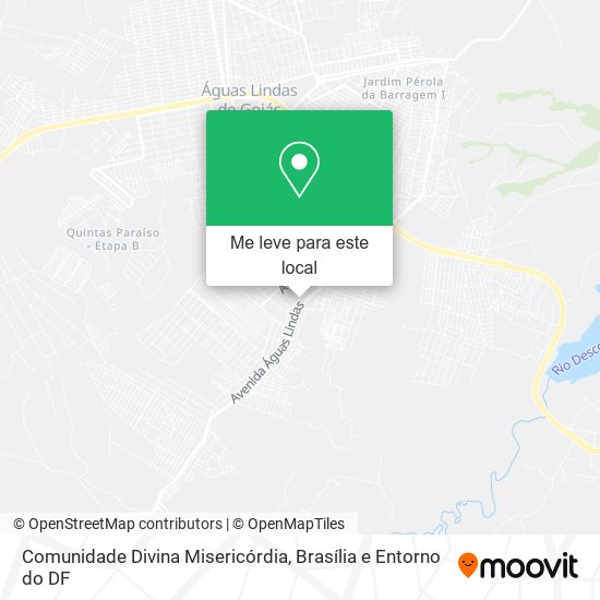 Comunidade Divina Misericórdia mapa