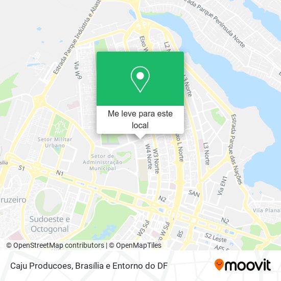 Caju Producoes mapa