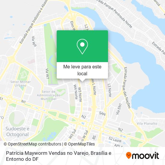 Patrícia Mayworm Vendas no Varejo mapa