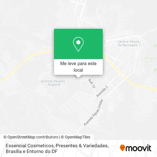 Essencial Cosmeticos, Presentes & Variedades mapa